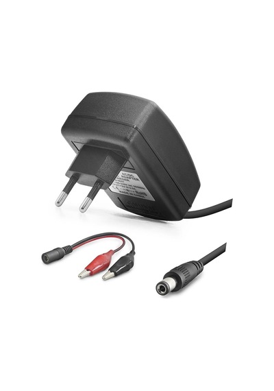 Akü Şarj Adaptörü 12v 2.5a 30w Krokodil Uç Siyah B5057 Evimdeyokyok