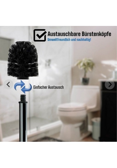 Paslanmaz Metal Wc Klozet Tuvalet Fırçası 33x8x7 1 Adet