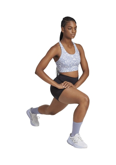 Adidas Run Pkt Ms Aop Kadın Antrenman Sporcu Sütyeni Jn9694 Gri Gri
