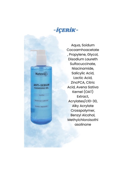 Natexia Anti-Sebium Temizleme Jeli 400 Ml