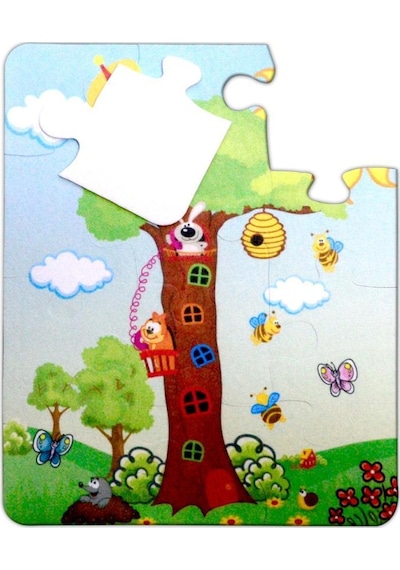 Tox Zürafa 3+ Keçe Yapboz 3 Yaş Puzzle T043
