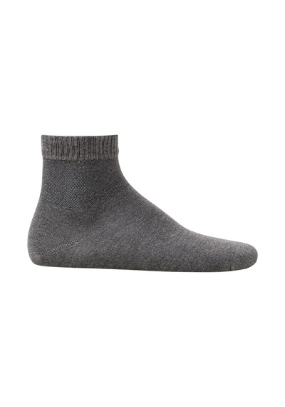 Thermoform Relax 2'Li Kısa Çorap Smoke Koyu Gri