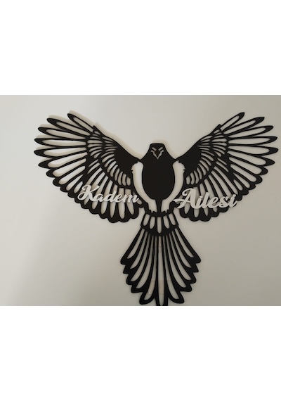 Kartal Duvar & Kapı Süsü 50 Cm Çok Şık