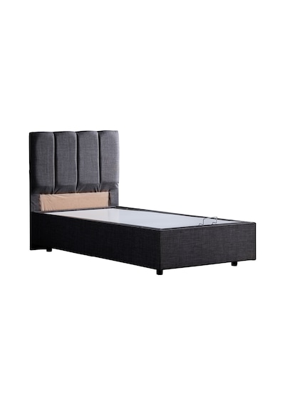 Baza, 120x200 cm Defne Baza+Başlık + Comfort Yatak Seti, Antrasit