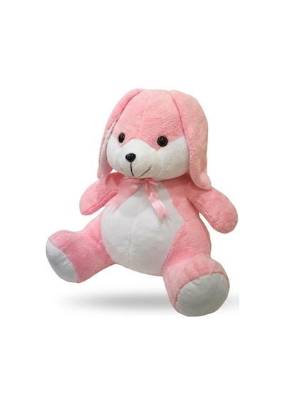 Yumoş Tavşan Büyük Boy Pembe 55 Cm