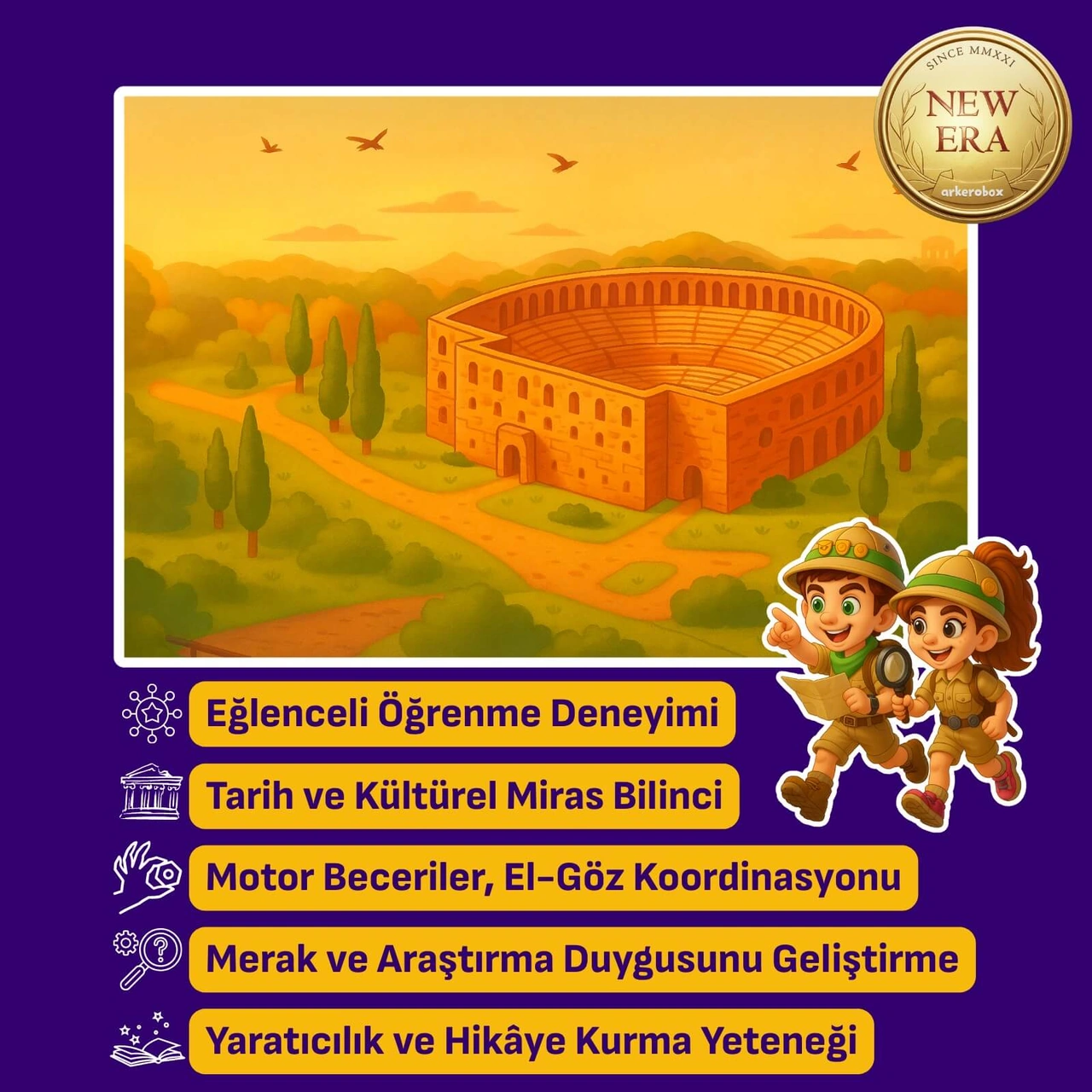 Arkerobox Aspendos New Era Eğitici Kazı Seti