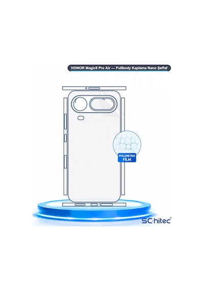 Schitec Honor Magic8 Pro Air Fullbody Nano Kaplama Koruyucu Film