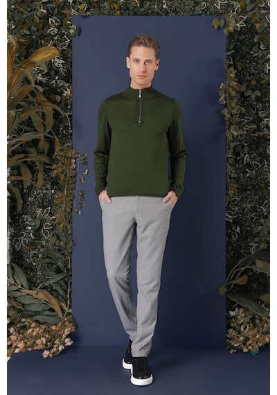 Efor Tr 861 Slim Fit Nefti Klasik Triko Nefti