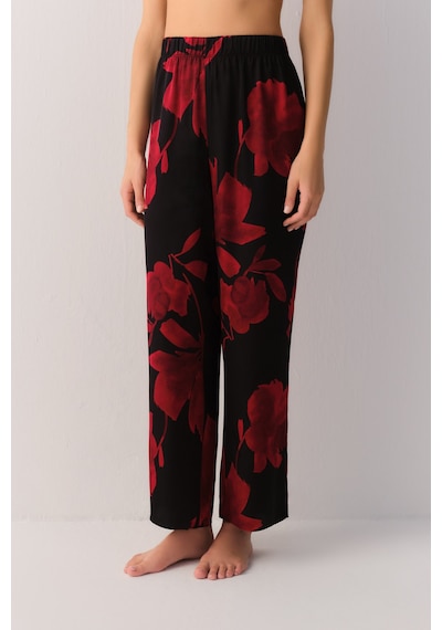 Suwen Seductive Satin Pantolon St60116241021 Çok Renkli