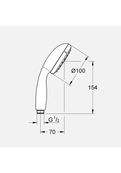 Grohe Vitalio Go 1f El Duşu Diğer