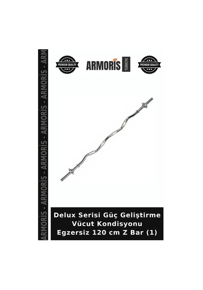 Delux Serisi Güç Geliştirme Vücut Kondisyonu Egzersiz 120 Cm Z Bar 1