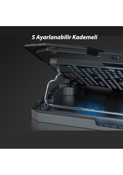 Blueforce Sx-35 Snower Siyah 6 Fanlı Notebook Soğutucu Stand