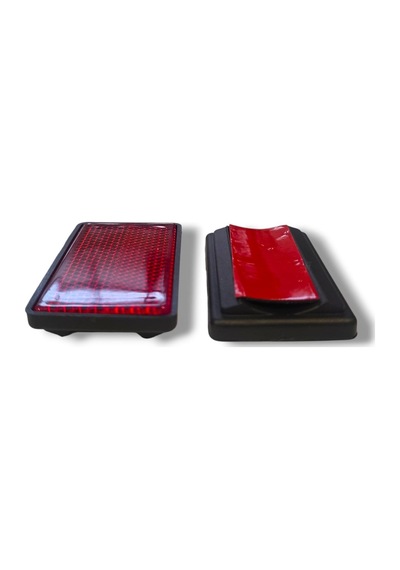 Ön Amortisör İçi Kırmızı Reflektör 2 Li Set Yapışkanlı Motosiklet