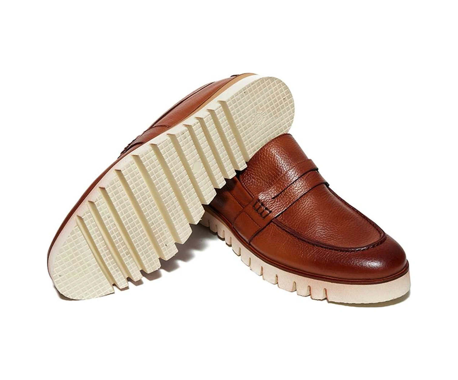 Bestello Bağcıksız Eva Taban Loafer 331-43070 Erkek Ayakkabı Taba