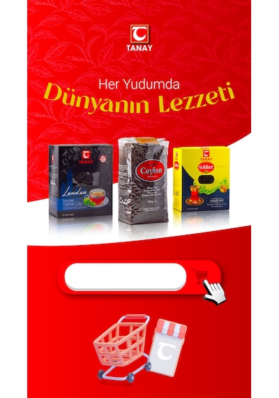 Tanay Sohbet Bergamotlu İthal Seylan Yaprak Çayı 3 x 400 G