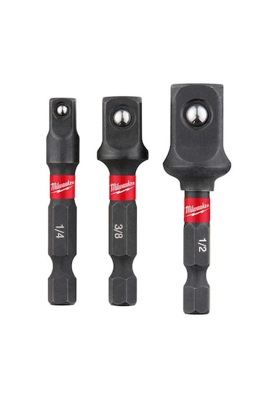 Milwaukee Hex Lokma Adaptor Seti 3 Prç 1/4-3/8-1/2