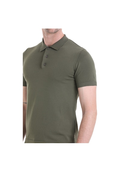 Hatemoğlu Haki Regular Fit Düz Rayon Polo Yaka Tişört 35362023c001 022 Haki