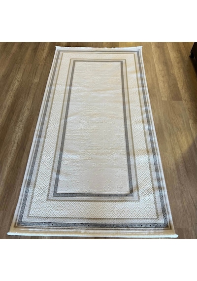Hoom Rugs Valeria 1073 Bej Mikrofiber Antibakteriyel Modern Halı Bej