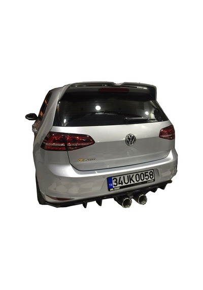 Volkswagen Golf 7 (2012-2016) R400 Arka Tampon Eki - Difüzör (pla
