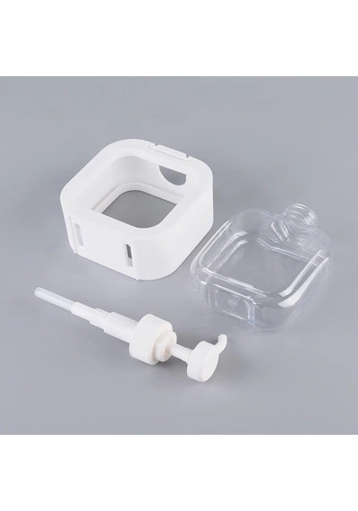 Yunhan 400 Ml Dikdörtgen Banyo Mutfak Sıvı Sabunluk Bulaşık Lavab Beyaz