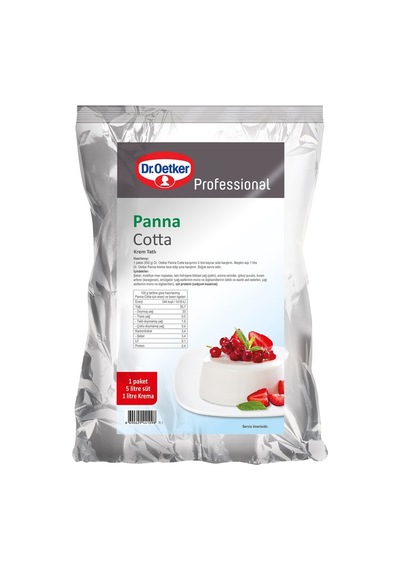 Dr. Oetker Panna Cotta 850g Hazır Tatlı Karışımı 5'li Avantaj Paketi - 5 Adet Tarı