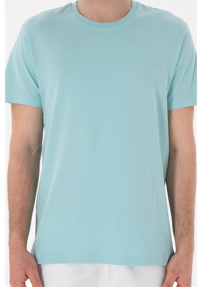 U.S. Polo Assn. Erkek Regular Fit Bisiklet Yaka Aqua Basic Tişört 50305928-VR007
