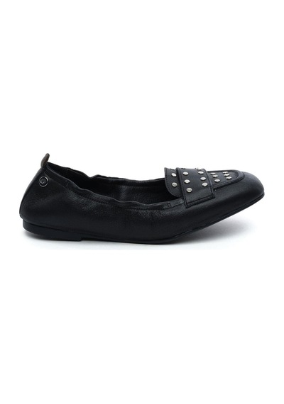 Greyder 34362 Siyah Hakiki Deri Kadın Loafer Ayakkabı Siyah