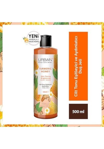 Turmeric Honey Cilt Tonu Eşitleyici Ve Aydınlatıcı Duş Jeli 500 Ml- Vegan 285 ML