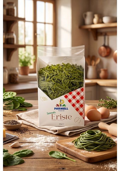 Parmell Ispanaklı Erişte 500 G