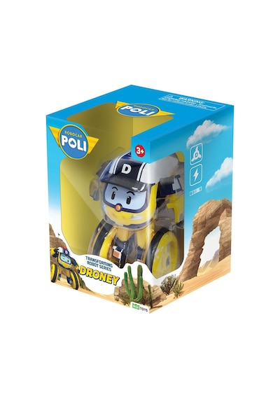 Polı Mrt-0656 Robocar Transforming Robot Figür Droney -necotoys