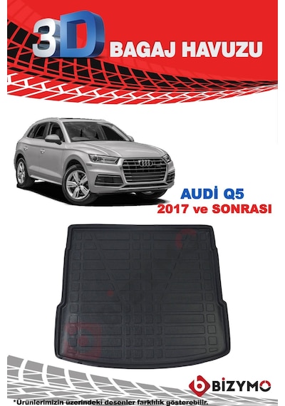 Audi Q7 Suv 2006-2015 3D Bagaj Havuzu Bizymo Audi Q7 Suv 2006-2015 3D Bagaj Havuzu Bizymo