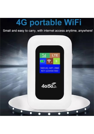 4g/5g A8-e Mobil Sim Kartlı Wifi Router 300mbps Kablosuz 3000mah Taşınabilir Hotspot Cep Modem