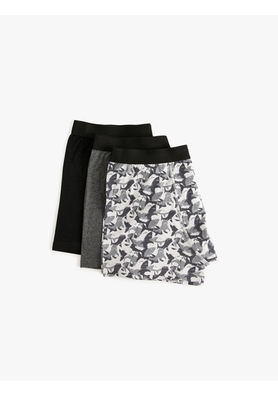 Koton 3'lü Boxer Seti Desenli Ve Basic Pamuklu Antrasit Melange 4slm90050mk Antrasit Melanj Koton 3'lü Boxer Seti Desenli Ve Basic Pamuklu Antrasit Melange 4slm90050mk Antrasit Melanj