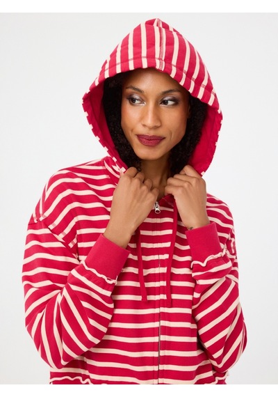 Loose Fit Kadın Sweatshirt Kırmızı
