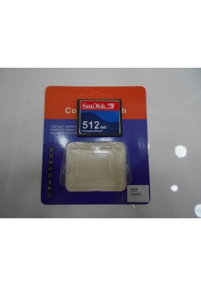 Sandisk 512 Mb Cf Compact Flash Hafıza Kartı 512 Mbcnc Kartı