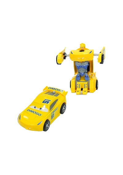 Robota Dönüşen Çek Bırak  Araba