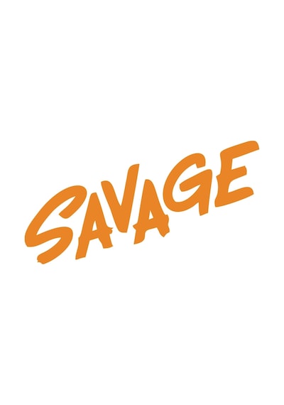Savage Araba Sticker 17x17 Cm Turuncu