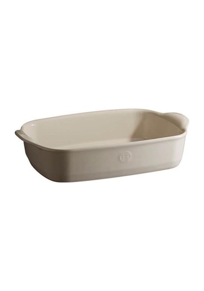 Emile Henry Fırın Kabı Dikdörtgen 30 X 19 Cm Ekru/Clay -29650 Ekru