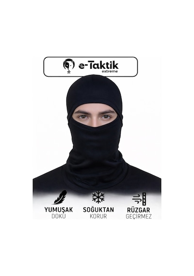 Siyah Fonksiyonel Operasyon/kar Maskesi Boyunluk Siyah1 - 74677528 Siyah1