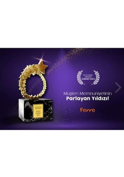 Ferre QBL63CB Flowart Beyaz Ankastre Fırın