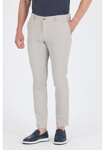 İmza Taş Rengi Yandan Cepli Casual Slim Fit Pantolon 1003250164 Taş