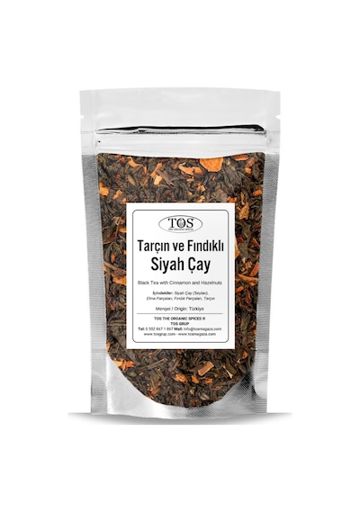 Tos The Organic Spices Tarçın ve Fındıklı Siyah Çay 100 G