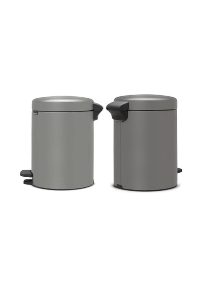 Brabantia Çöp Kutusu 5 Litre Newicon Pedallı Beton Gri 126284 Gri