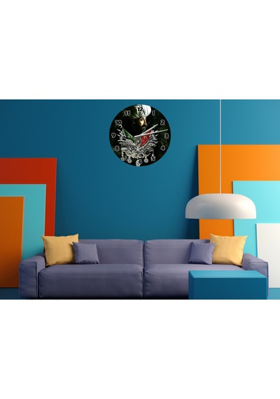 Ti-play Fatih 30x30cm Akrilik Dekoratif Modern Duvar Saati ÇOk Renkli