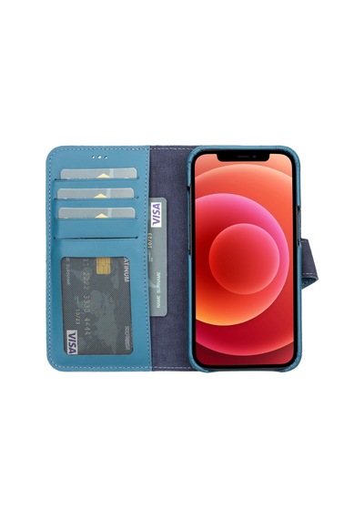 Bouletta Apple İphone 13 Uyumlu Deri Kılıf Mw36 Brn4ef