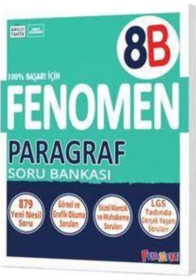 8.sınıf Fenomen A Matematik + B Matematik + B Paragraf Soru Bankası Seti