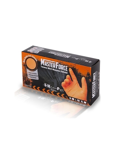 HAS-PET MASTERFORCE TURUNCU ELDV. BÜYÜK BOY 50 Lİ