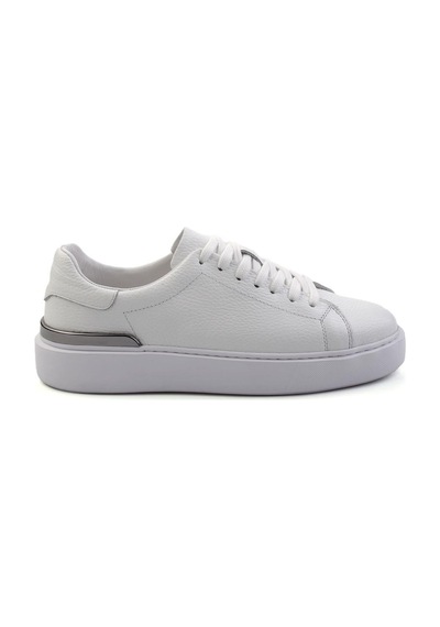 Bambi Beyaz Leather Erkek Sneaker E01347028940 Beyaz