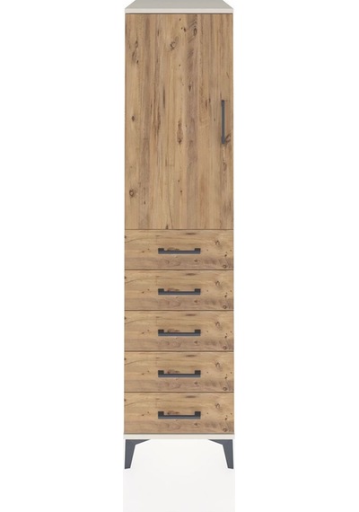 Kronos Dolap 2 Raflı 5 Çekmeceli Tek Kapaklı 44x59x182 Aytaşı... Aytaşı Kronos Dolap 2 Raflı 5 Çekmeceli Tek Kapaklı 44x59x182 Aytaşı... Aytaşı