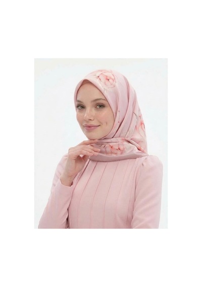 Bushu Prenses Twill Eşarp pembe